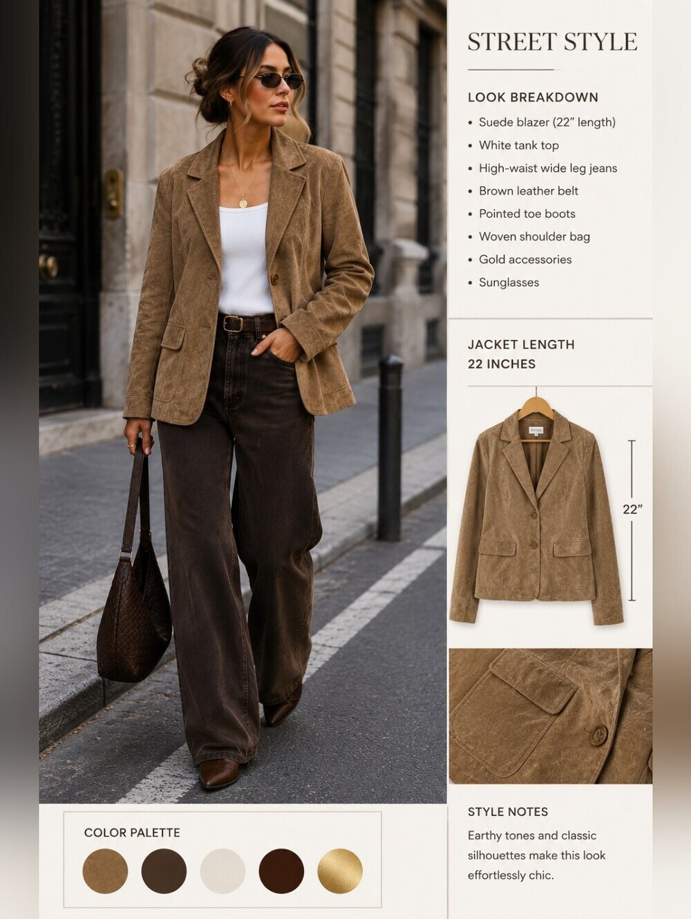 Vintage Ricki's Brown Suede Jacket Size M